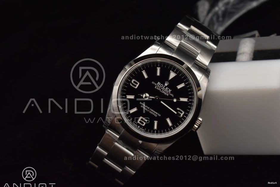 Steel 1:1 124270 Dial Explorer on VSF DD3230 SS 36mm Black Best 904L Edition Bracelet 0518